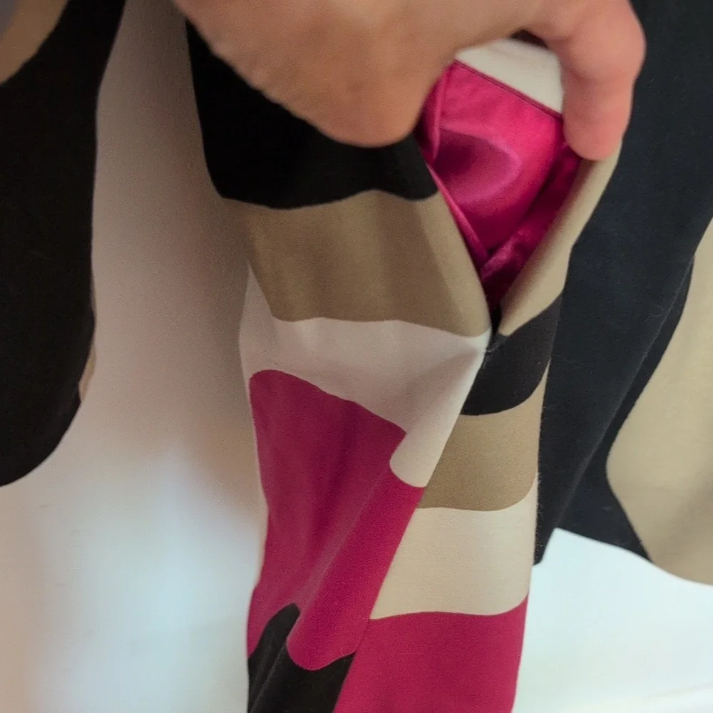 Stunning Mod Long Coat Size 12 - Picture 5 of 12